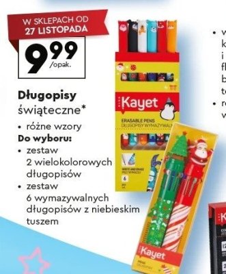 Długopisy świąteczne promocja w Biedronka