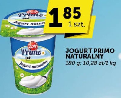Jogurt Primo naturalny promocja w Euro Sklep