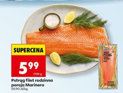 Pstrąg filet rodzinna porcja  promocja w Biedronka