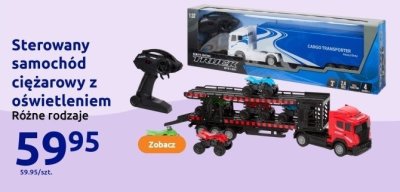 Sterowany samochód ciężarowy z oświetleniem - Różne rodzaje promocja w Action