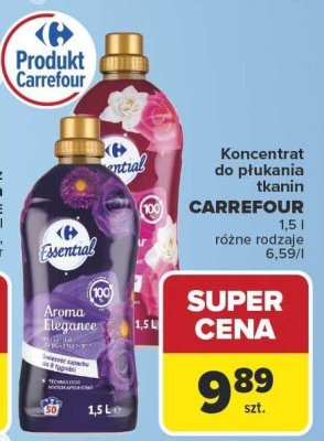 Koncentrat do płukania tkanin CARREFOUR różne rodzaje promocja w Carrefour