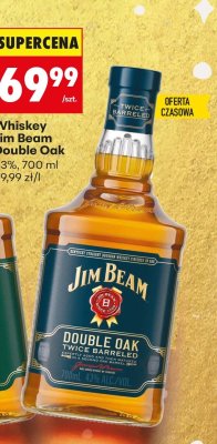 Whiskey Jim Beam Double Oak promocja w Biedronka