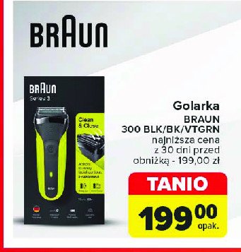 Golarka v300bt blk/vtgrn Braun promocja