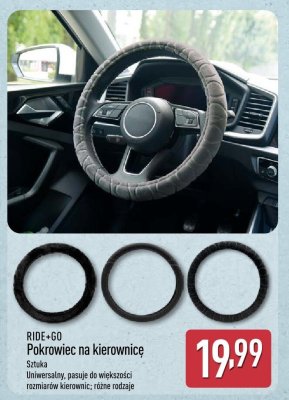 Pokrowiec na kierownicę RIDE+GO promocja w Aldi