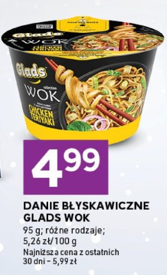 Danie błyskawiczne Glads Wok promocja w Stokrotka