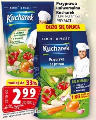Przyprawa uniwersalna Kucharek Prymat promocja w Prim Market
