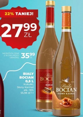 Likier Biały Bocian Słony Karmel 0,5 L promocja w Duży Ben