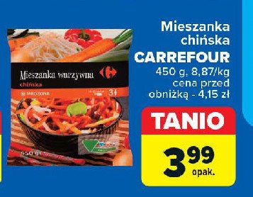 Mieszanka warzywna chińska Carrefour promocja