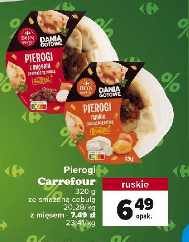 Pierogi ruskie Carrefour bon appetit! promocja