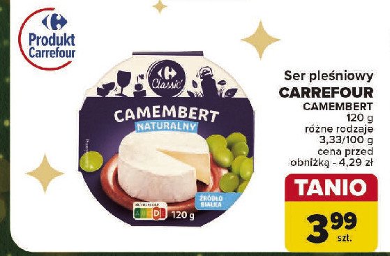 Ser camembert Carrefour promocja