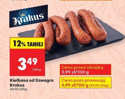 Kiełbasa od Szwagra  promocja w Biedronka