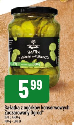 Sałatka z ogórków konserwowych Zaczarowany Ogród promocja w POLOmarket