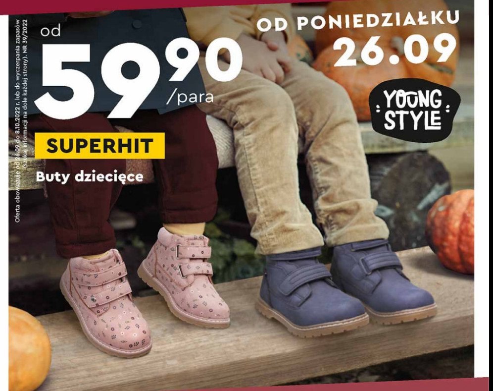 Buty dziecięce Youngstyle promocja