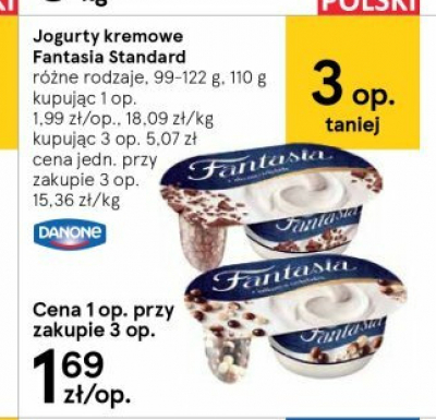 Jogurt czekoladowe inspiracje Danone fantasia promocja