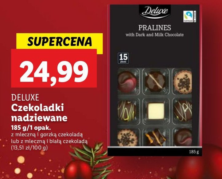 Czekoladki nadziewane Deluxe promocja