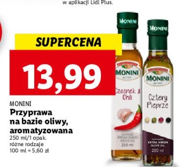 Oliwa z oliwek cztery pieprze Monini promocja