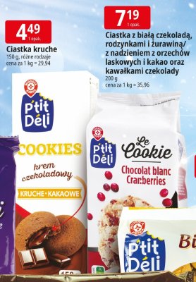 Ciastka kruche promocja w Leclerc