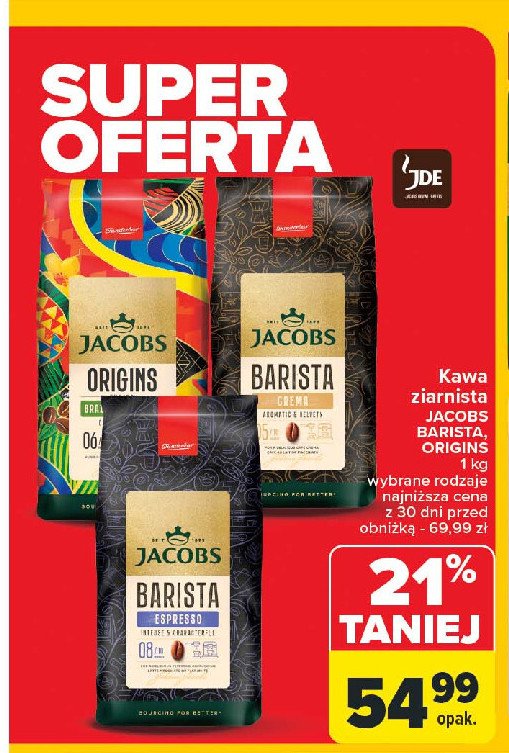 Kawa origins Jacobs promocja