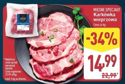 Karkówka wieprzowa Mięsne specjały zawsze świeże (aldi) promocja