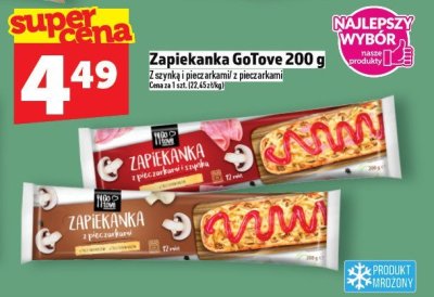 Zapiekanka GoTove 200 g promocja w TOPAZ