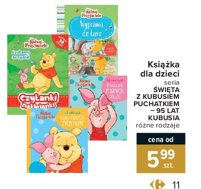 Kubuś i przyjaciele czytanki i naklejanki promocja