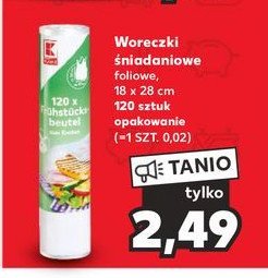 Woreczki 艣niadaniowe 18 x 28 cm K-classic promocja