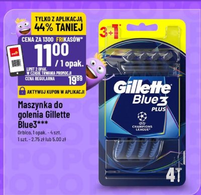Maszynka do golenia Gillette Blue3 promocja w POLOmarket