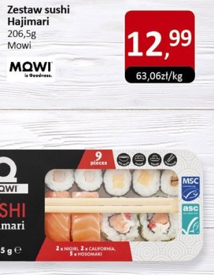 Zestaw sushi Hajimari Mowi promocja w Market Point