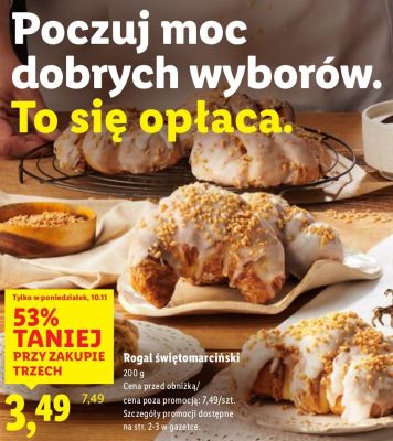 Rogal świętomarcińskie promocja w Lidl