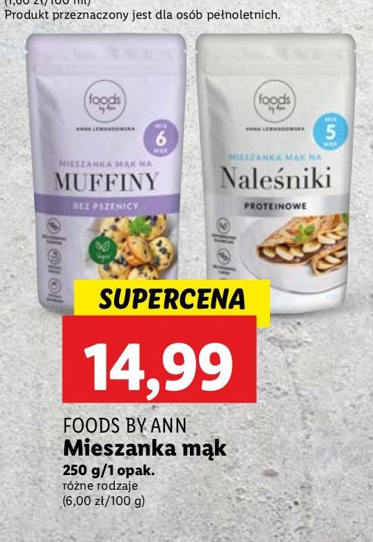 Mieszanka mąk na muffiny Foods by ann promocja