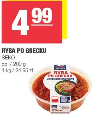 Ryba po grecku SEKO promocja w SPAR