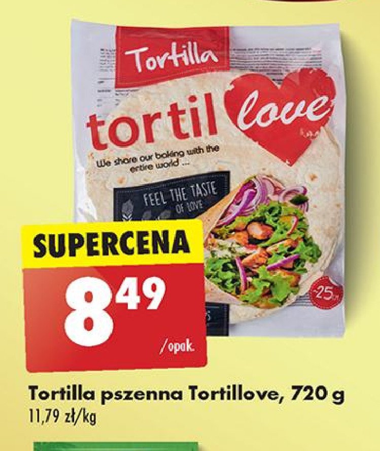 Tortilla pszenna xxl Tortillove promocja