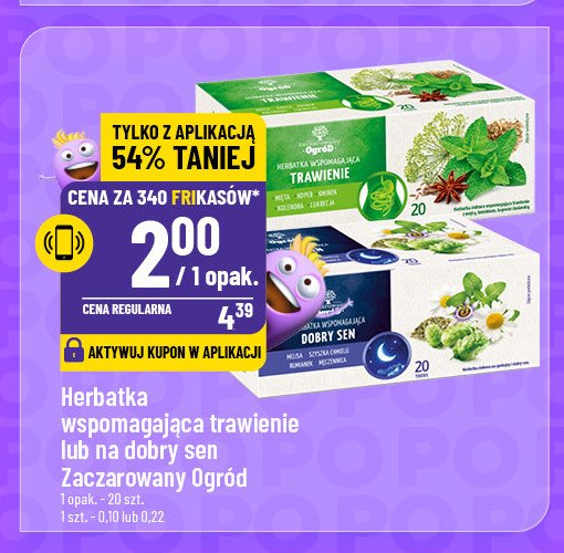 Herbata na dobry sen Zaczarowany ogród promocja w POLOmarket