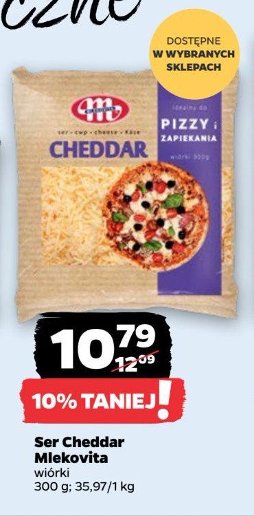 Ser cheddar wiórki Mlekovita promocja