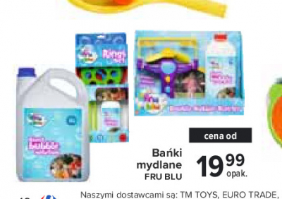 Zestaw do baniek rings set: 3 obr臋cze + 500ml p艂yn Fru blu promocja