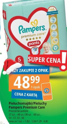 Pieluchomajtki junior 5 Pampers premium care pants promocja