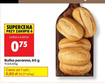 Bułka poranna promocja w Biedronka