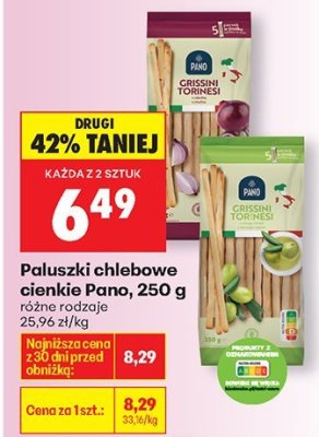 Paluszki chlebowe cienkie promocja w Biedronka