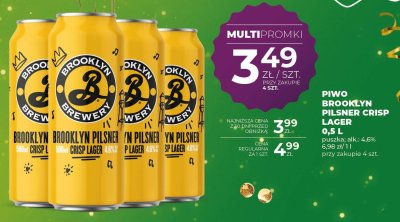Piwo Brooklyn Pilsner Crisp Lager 0,5 L promocja w Duży Ben