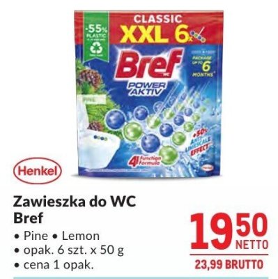 Zawieszka do WC Bref Pine, Lemon promocja w Makro
