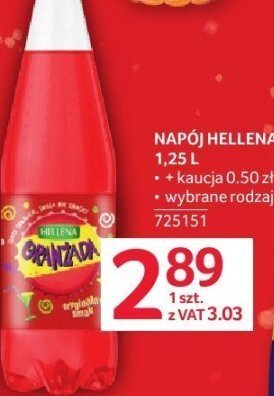 Napój Hellena 1.25L promocja w Selgros
