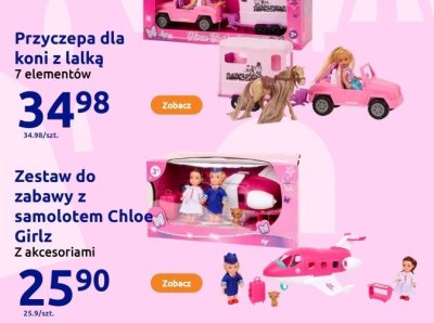 Przyczepa dla koni z lalką 7 elementów promocja w Action