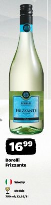 Wino Borelli Frizzante promocja w Netto