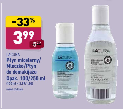 Płyn micelarny dwufazowy Lacura promocja