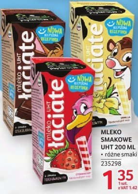 Mleko smakowe UHT 200 ml różne smaki promocja w Selgros