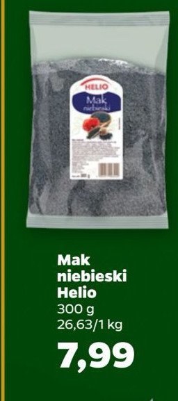 Mak niebieski Helio promocja