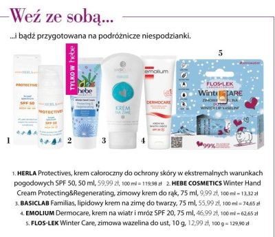 Krem Dermocare, krem na wiątr i mróz SPF 20 promocja w Hebe