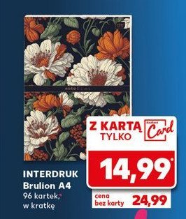 Brulion a4/96 k kratka Interdruk promocja