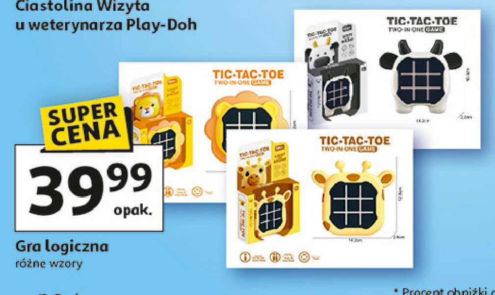 Gra tic tac toe Qbi promocja w Auchan