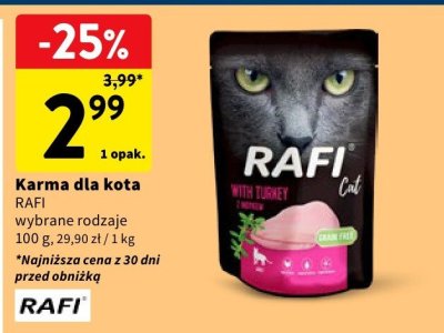 Karma dla kota Rafi promocja w Intermarche